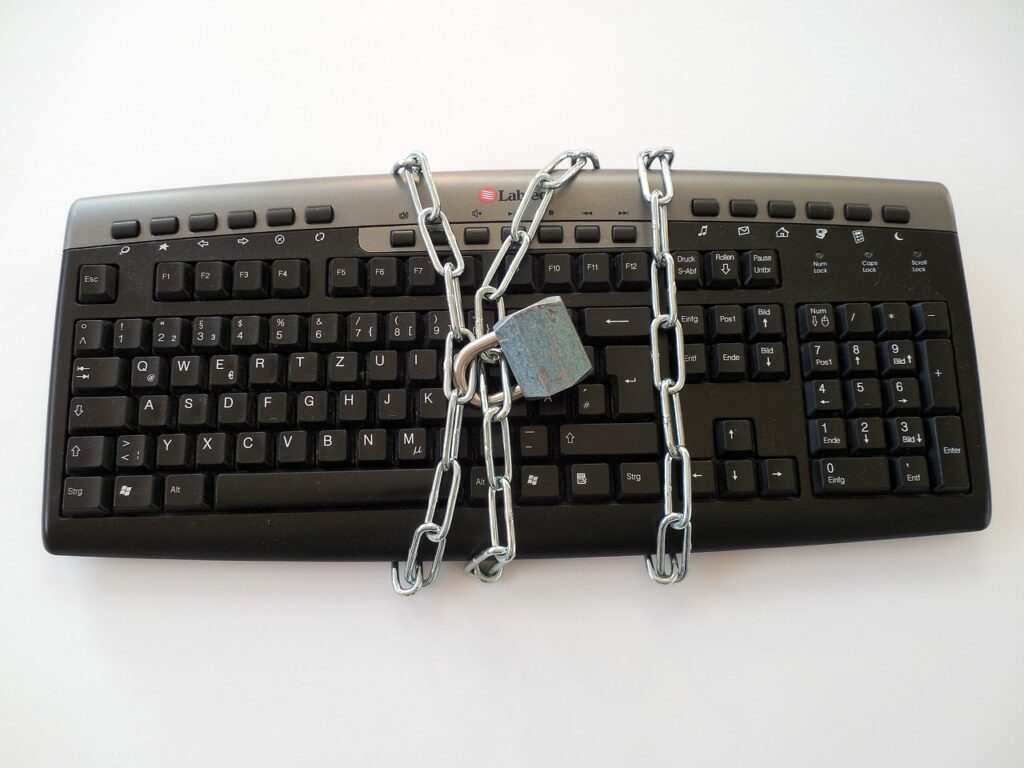 keyboard, secure, privacy policy, castle, padlock, chain, protect, computer, access, data theft, keyword, locked, security, password, close, privacy policy, padlock, padlock, padlock, padlock, padlock, access, keyword, password