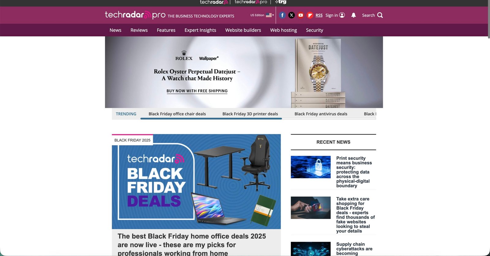 TechRadar Pro contributor writing a B2B technology insight article