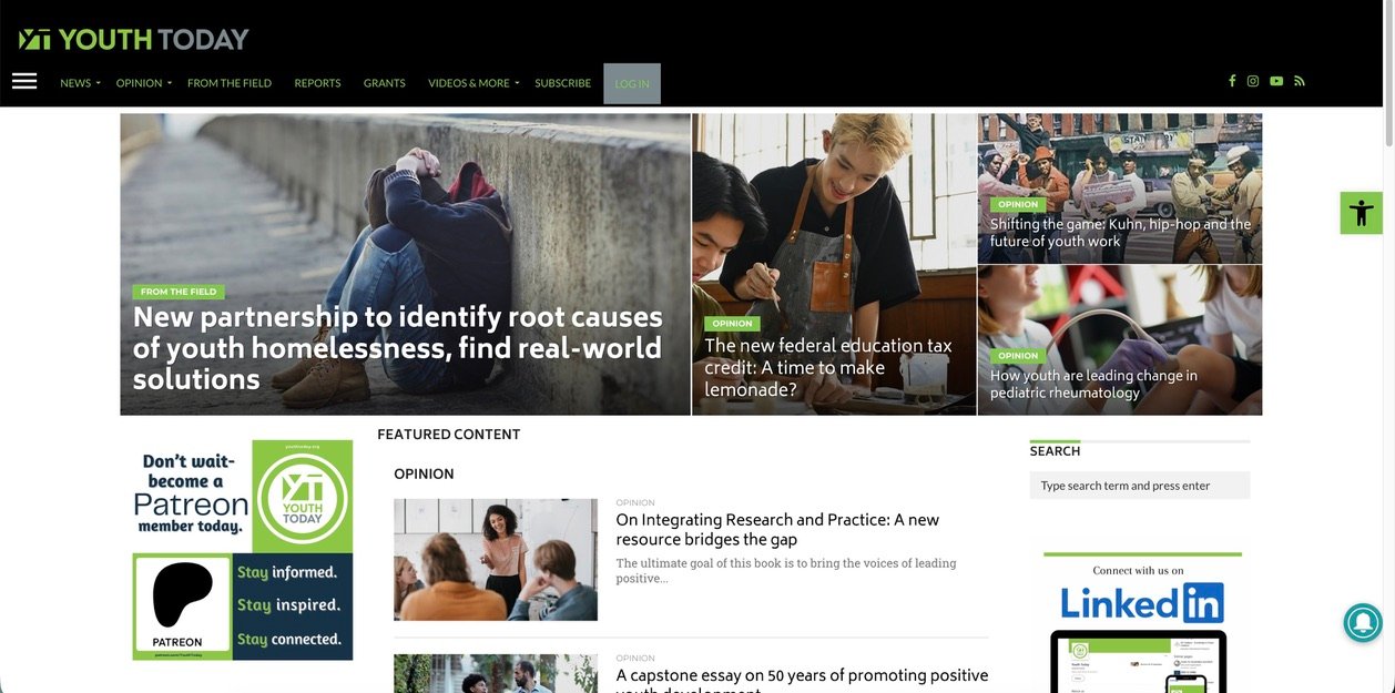 Youth advocacy and social work writing concept