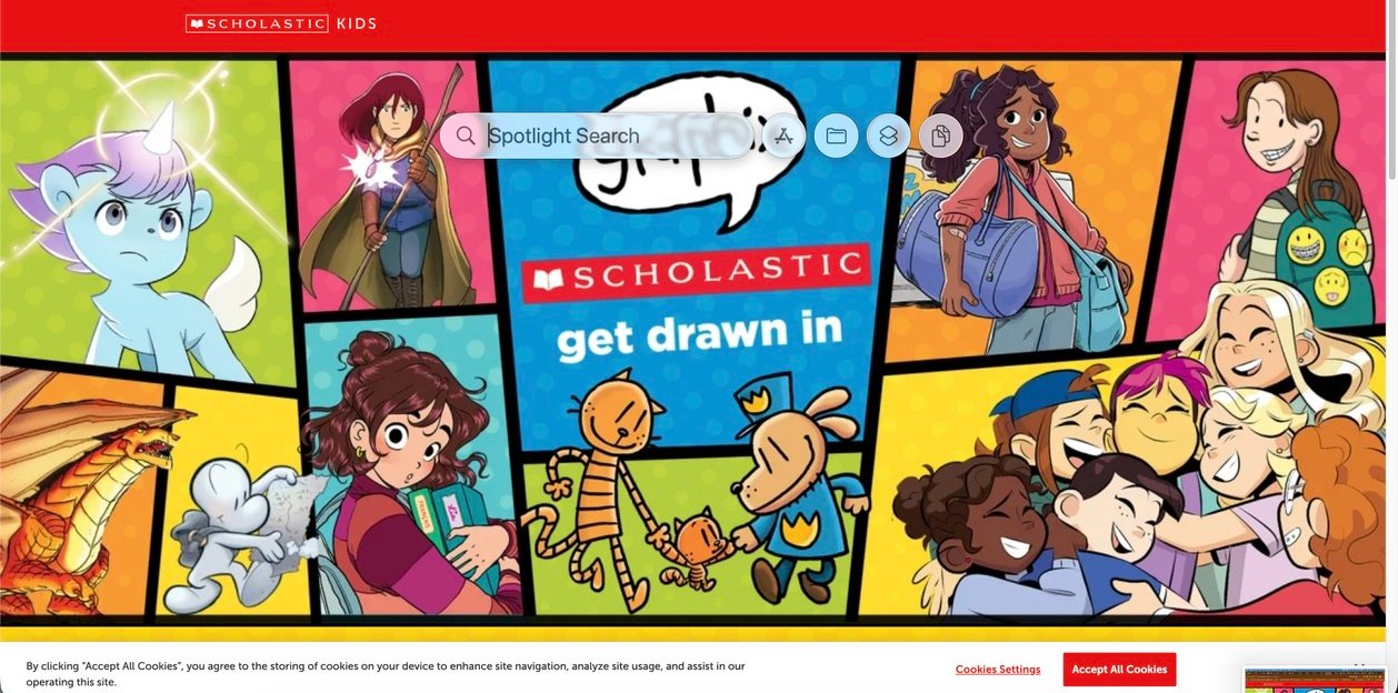 Scholastic Graphix Logo and Characters