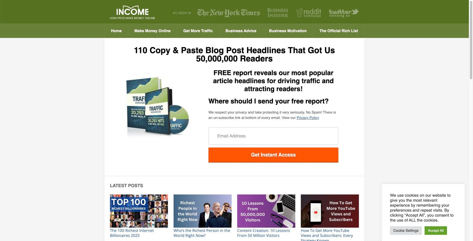 Blogger planning an article for IncomeDiary