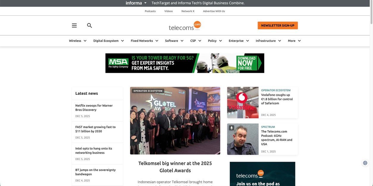 Telecoms.com — telecom news and analysis