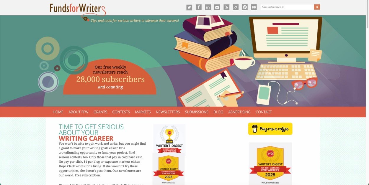 FundsforWriters logo