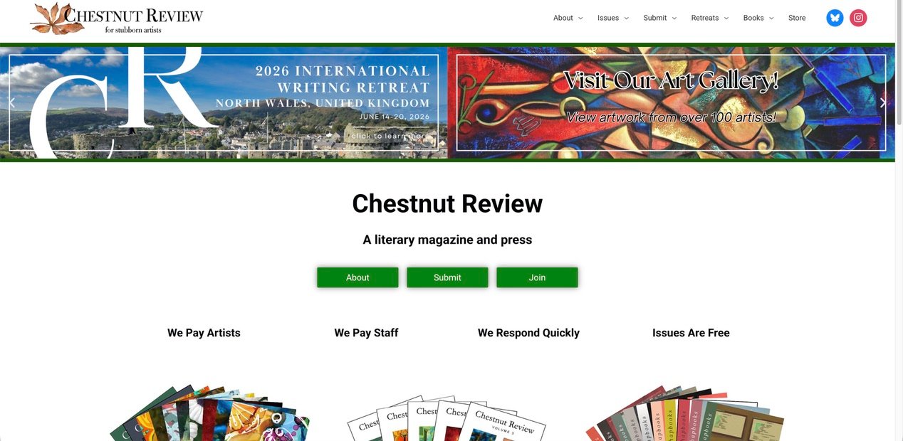 Chestnut Review — literary magazine