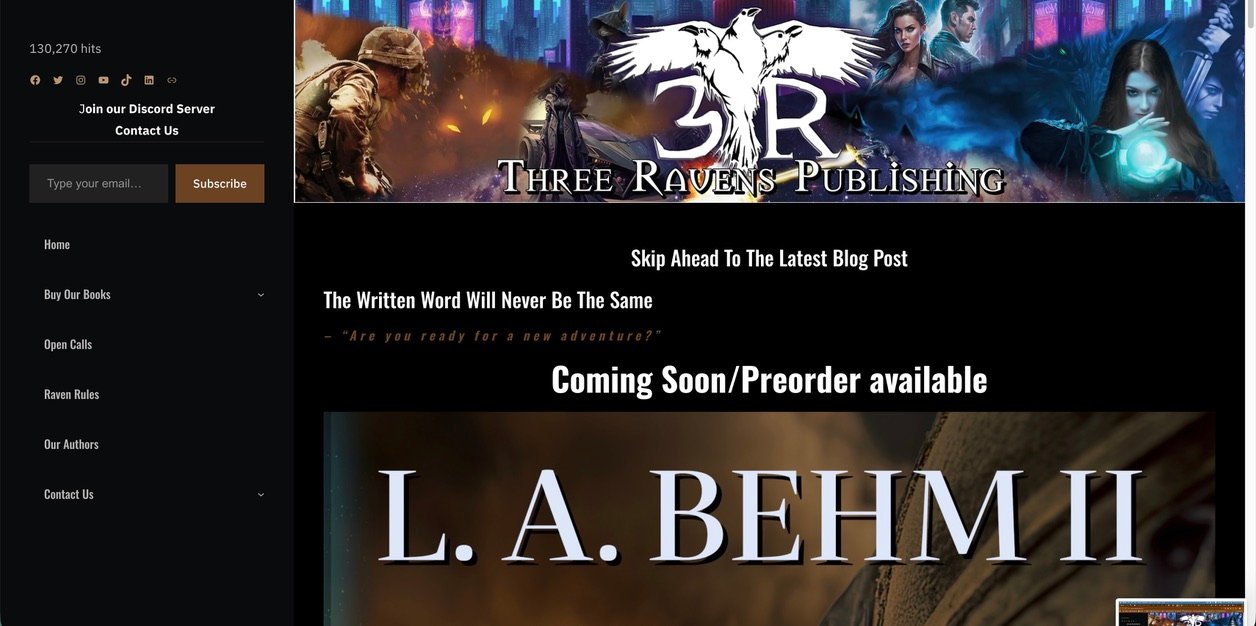 An open book (symbolic: publishing and writing submissions)