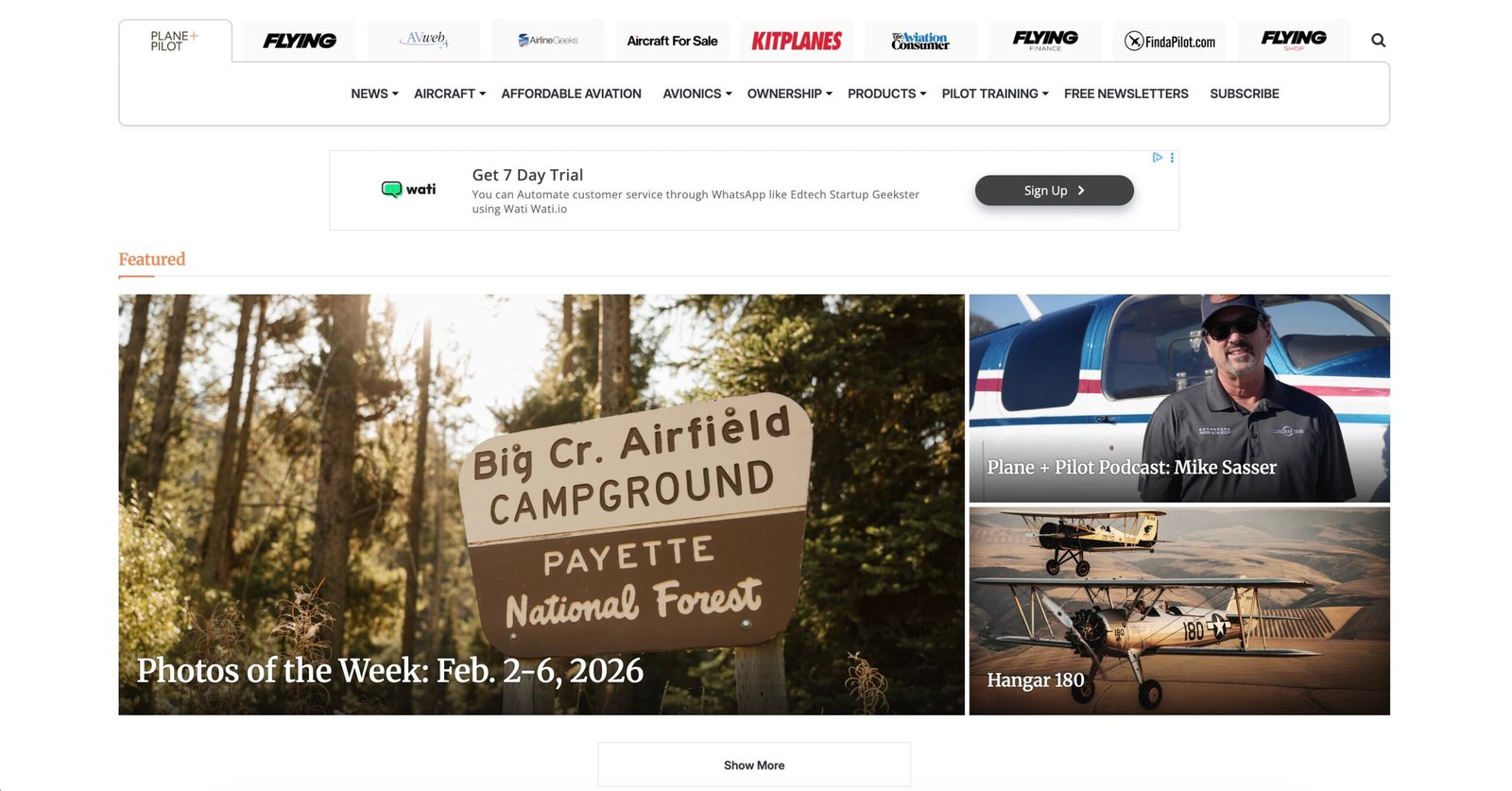 Plane & Pilot Magazine logo