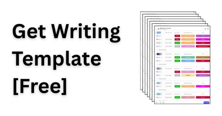 Get Writing Template [Free]