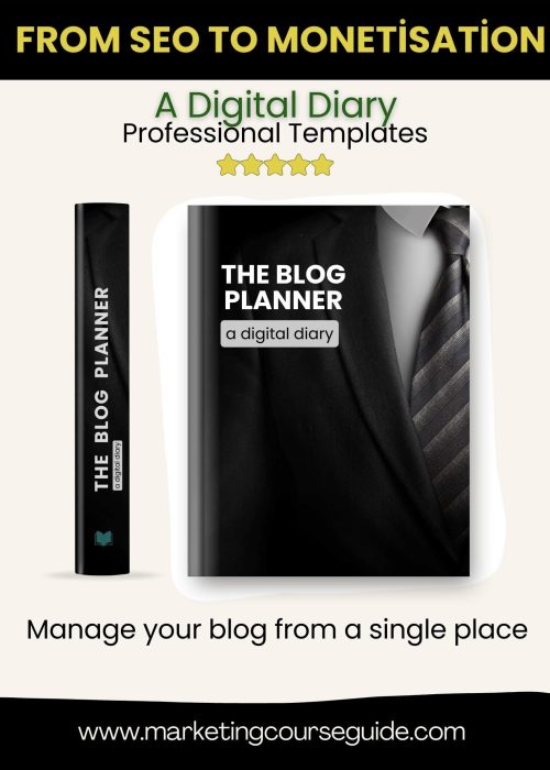 The Blog Planner a digital diary